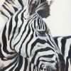 Zebbie - Zebbie, painted from a photo of a Zebra in the Hluhluwe Game Park, KwaZulu Natal, SAfrica. Cropped and close up to show how majestic these seemingly dull animals actually are.SOLD