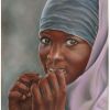 Anna - A beautiful Somali Woman, something of shyness or is it sadness.SOLD